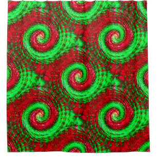 Twirlin' Christmas ...... Shower Curtain