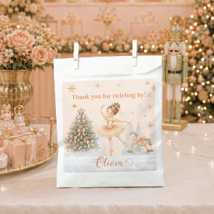 Twirling Ballerina Nutcracker Sweet One Birthday Favour Bags
