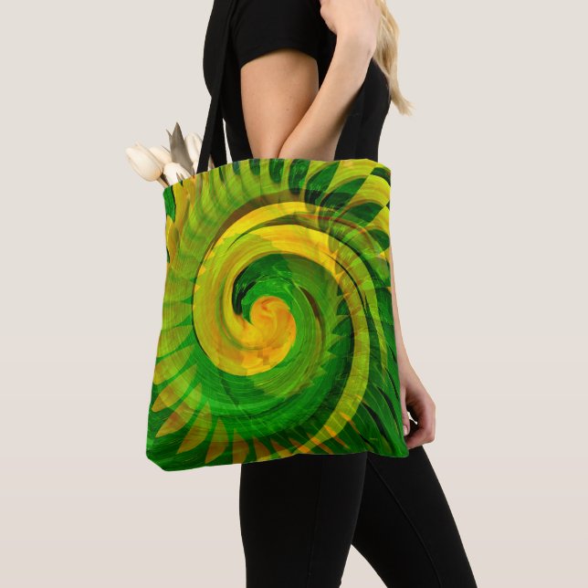 Twirling Bloom..... Tote Bag (Close Up)