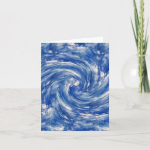 Twirling clouds...... card