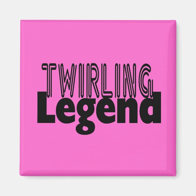 Twirling Legend Magnet (Front)