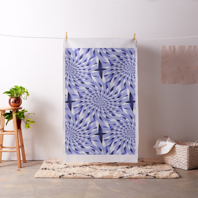 Twirls en Bleu....... Fabric (In Situ)