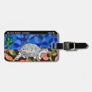 TWIS Luggage Tag: Blair's Animal Corner Tortoise Tag