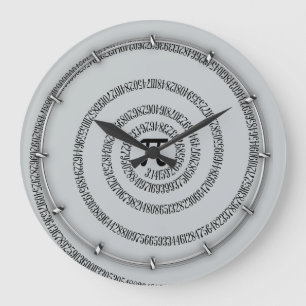 Twist for Pi Click Customise to Change Grey Colour Large Clock