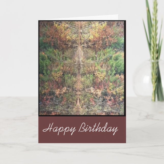 Twist of Nature Birthday Card (Front)
