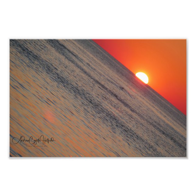 Twist on a Sunset Photo Print (Front)