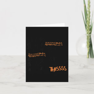Twist The Bones Black Cat Halloween Costume Gift Card