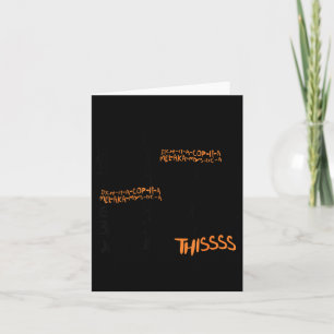 Twist the bones black cat halloween costume gift card