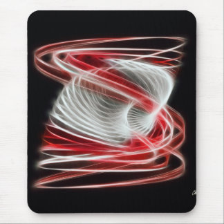 Twisted 1 Red Mouse Pad