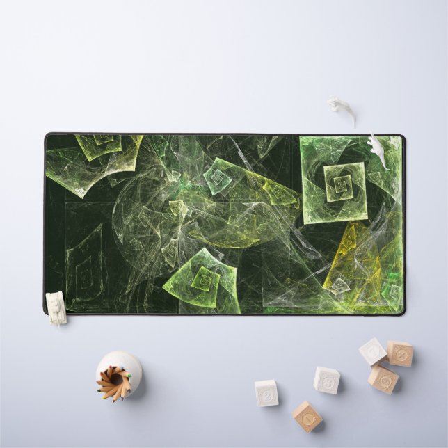 Twisted Balance Abstract Art Desk Mat (Kids Table)