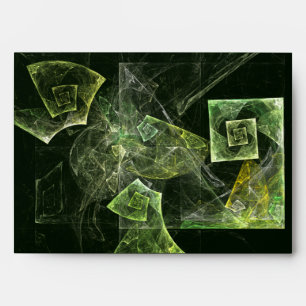 Twisted Balance Abstract Art Envelope