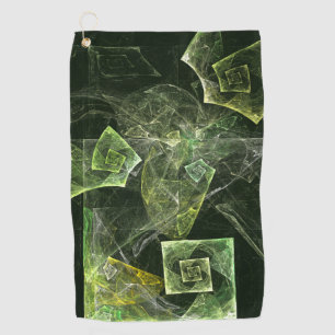 Twisted Balance Abstract Art Golf Towel