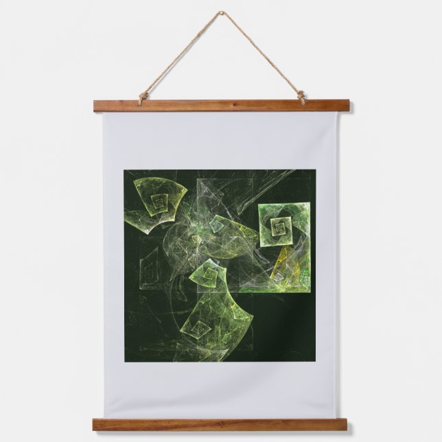 Twisted Balance Abstract Art Hanging Tapestry (Front)