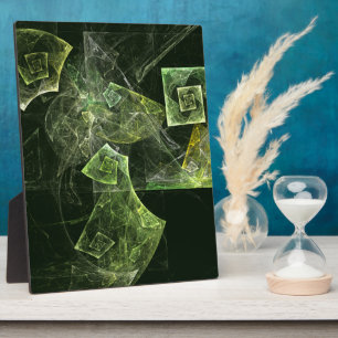 Twisted Balance Abstract Art Plaque