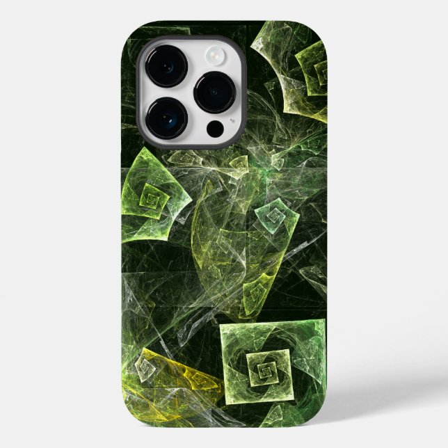 Twisted Balance Fractal Geometry Light Abstract Case-Mate iPhone Case (Back)