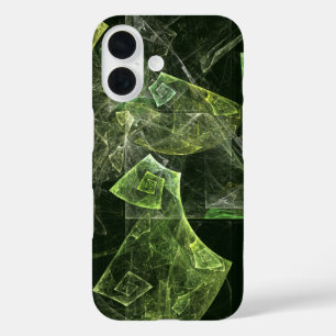 Twisted Balance Fractal Geometry Light Abstract iPhone 16 Case