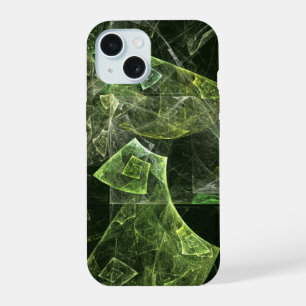 Twisted Balance Fractal Geometry Light Abstract iPhone 15 Case