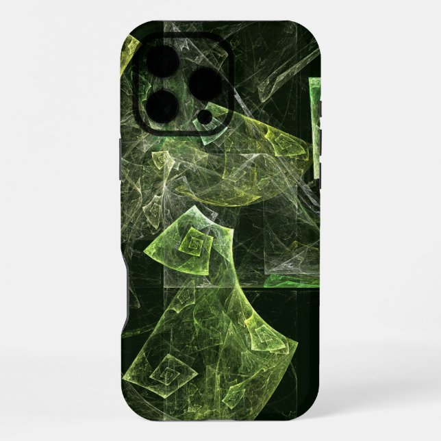 Twisted Balance Fractal Geometry Light Abstract iPhone Case (Back)