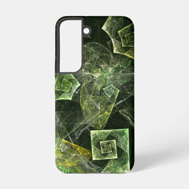Twisted Balance Fractal Geometry Light Abstract Samsung Galaxy S22 Case (Back)