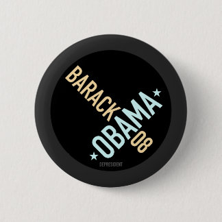 Twisted Barack Obama 08 Button