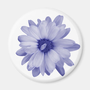 twisted blue petal magnet