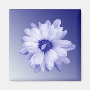 twisted blue petal magnet