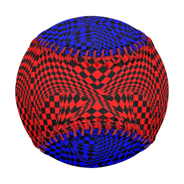 Twisted Checkers (Tintable) by Kenneth Yoncich Baseball (Front)