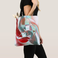 Twisted circular pieces in flashy red to coral  th