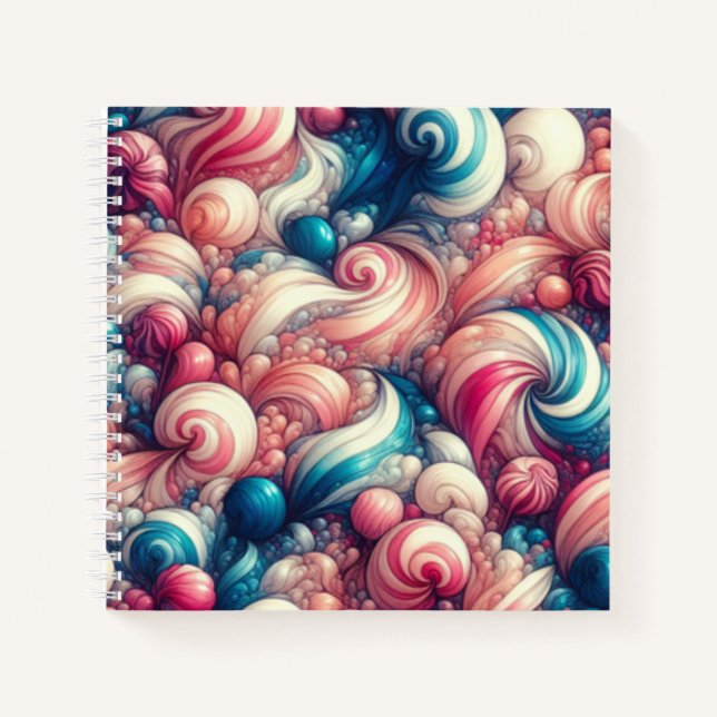 Twisted Cotton Candy Notebook (Front)