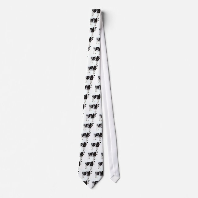 Twisted Cow Design Tie (Front)