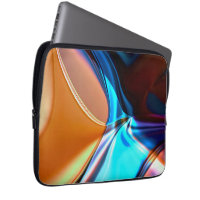 Twisted curves in nickeled blue and acrylic orange
