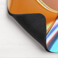 Twisted curves in nickeled blue and acrylic orange