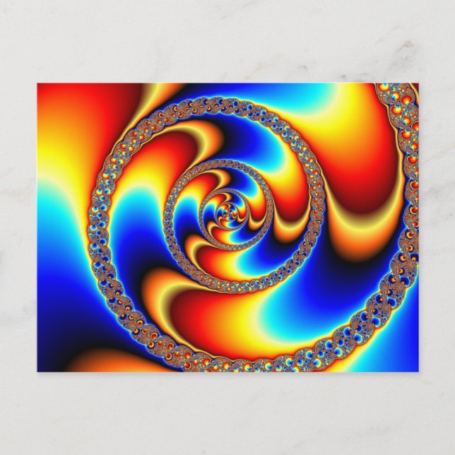 Twisted - Fractal Postcard (Front)