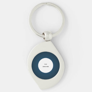 Twisted Heart Metal Keychain