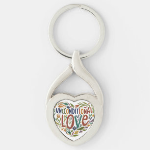 Twisted Heart – Unconditional Love Key Ring
