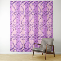 Twisted Hearts Pink & Purple Photography Backdrop