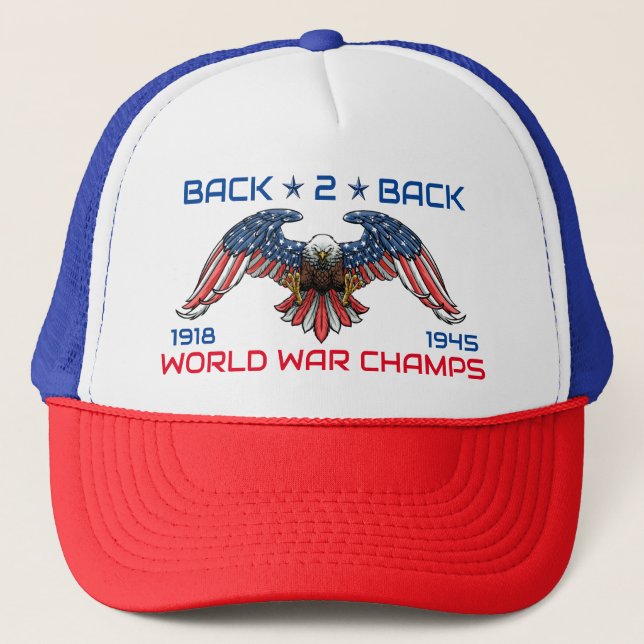 TWISTED HILO MERICA' TRUCKER HAT  (Front)