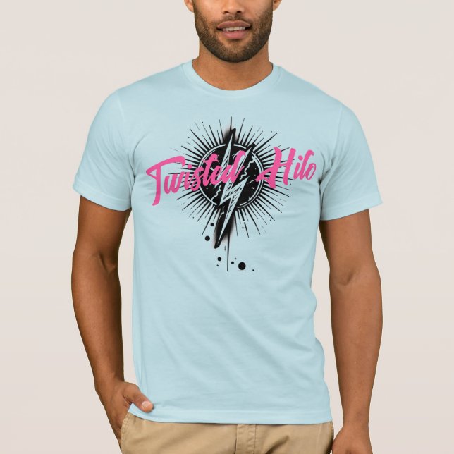 Twisted Hilo Pink Letters T-Shirt (Front)