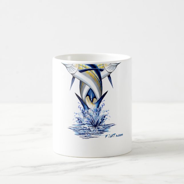 Twisted Marlins Jumping Coffee Mug (Center)