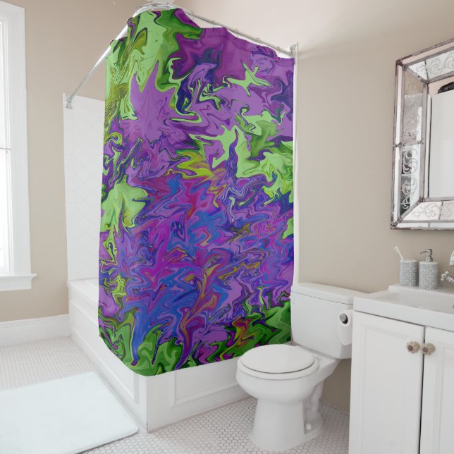Twisted Moments..... Shower Curtain (In Situ)