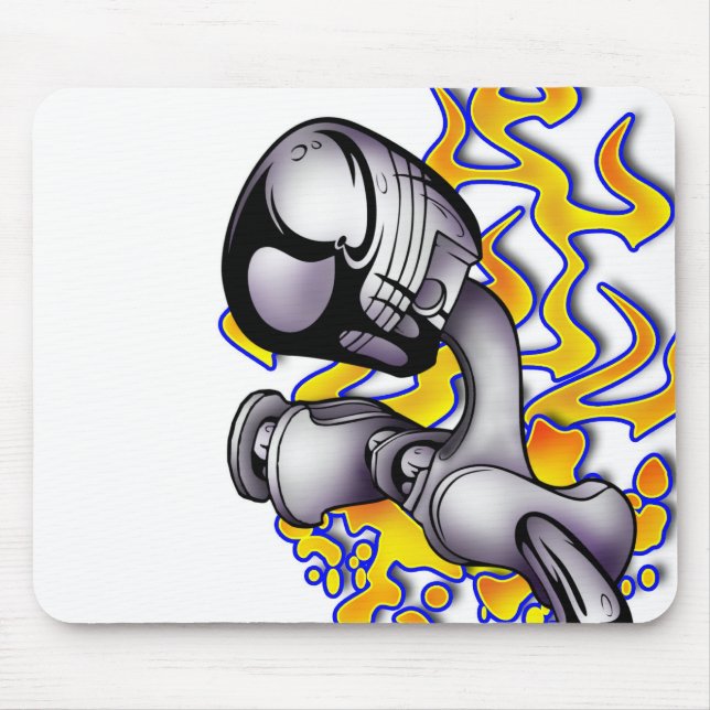 Twisted Piston Mouse Pad (Front)