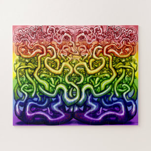Twisted Rainbow Jigsaw Puzzle