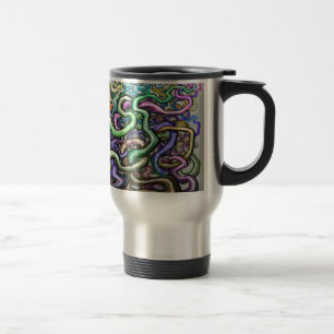Twisted Rainbow Vines Travel Mug