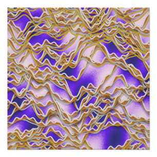 Twisted ropes pattern poster