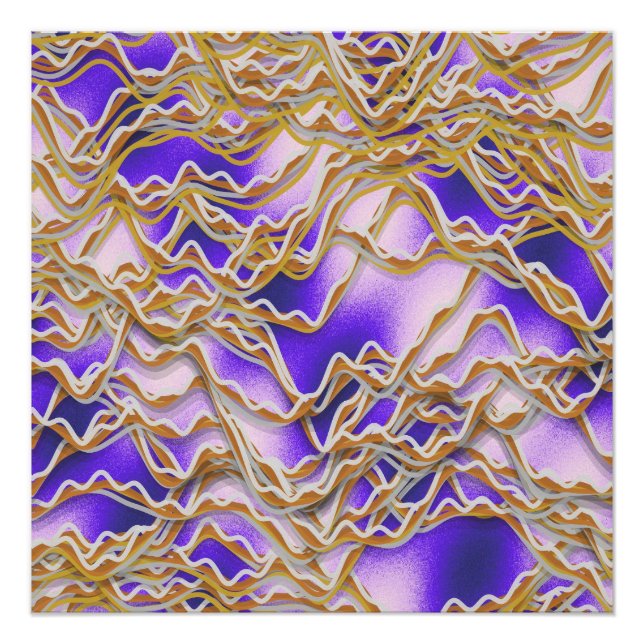 Twisted ropes pattern  poster (Front)