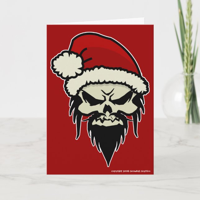 Twisted Santa Christmas Card (Front)