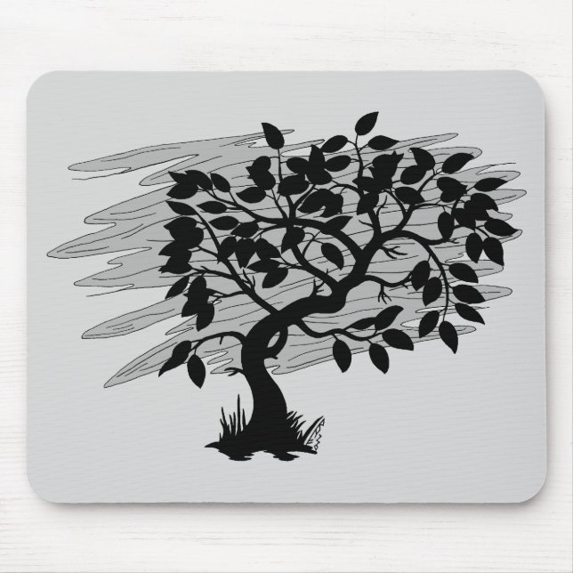 Twisted Sapling Mouse Pad (Front)
