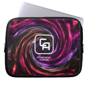 Twisted Smoke Multicolors  Electronics Bag