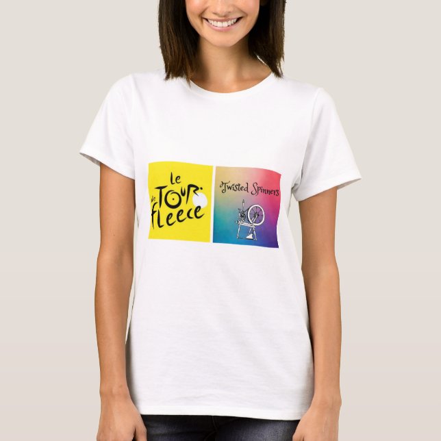 Twisted Spinners Tour de Fleece T-shirt (Front)