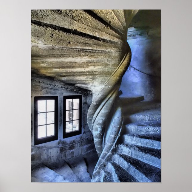 Twisted Spiral Staircase, France Poster (Front)